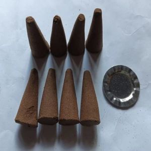 Dark Brown Dhoop Cones