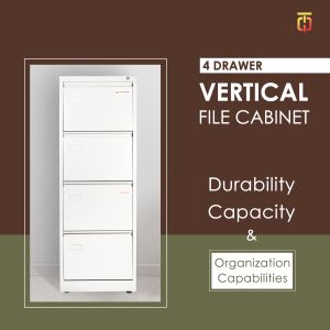 4 Door Vertical Filing Cabinet