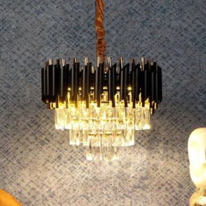 Black & Gold Iron Chandeliers