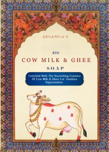 Cold Proccesed desi cow milk and cow ghee soap