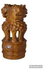 ASHOK WOODEN STATUE