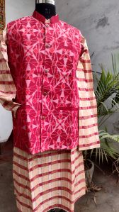 Handloom men Nehru jacket