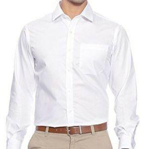 Mens Full Sleeves White Shirt