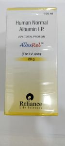 alburel 20g human normal albumin