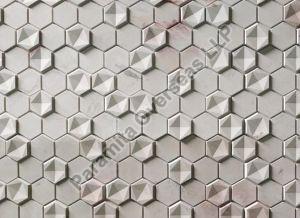 Blended Slate Hexagon Interlocking Tiles