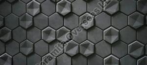 Graphite Hexagon Interlocking Tiles