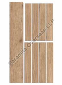 Wood Beige Wooden Strip Ceramic Tiles