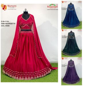 Georgette Stiched Lehenga Choli