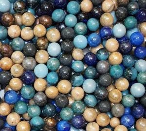 Marble Glass Beads