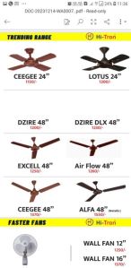 Ceiling Fans