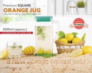 Square Juice Jug Set