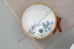 Bluetulips Wooden Bowl