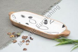 Monochrome Wooden Plates