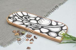 Monochrome Wooden Plates
