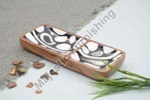 Monochrome Wooden Plates