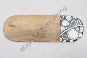 Monochrome Wooden Chopping Board