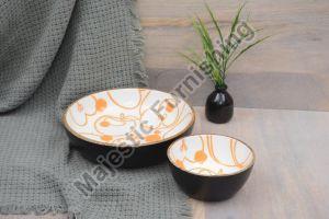Cute Couple Wooden Bowls