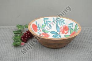 Fruit Sutra Wooden Bowl