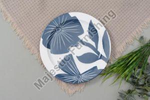 Blue Lagoon Wooden Plate