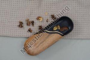 Gold Vein Wooden Plates