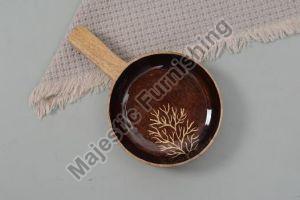 Gold Merry Wooden Serving Tray