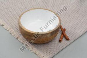 Bluetulips Wooden Bowl