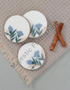 Bluetulips Wooden Coaster