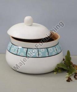 Modern Tribe Wooden Canister
