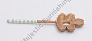 Lime Line Wooden Spoon