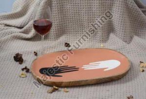 Caveman Wooden Plates