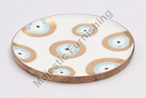 Dino Eggs Wooden Plates