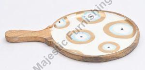 Dino Eggs Wooden Plates