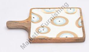 Dino Eggs Wooden Plates