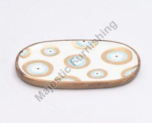 Dino Eggs Wooden Plates
