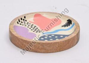 Tribal Fusion Wooden Plates