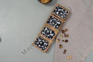 Wild Flower Wooden Plates