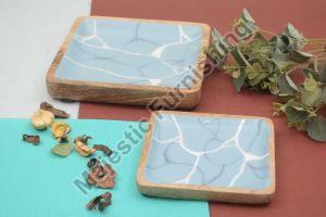 Aquastic Wooden Platter