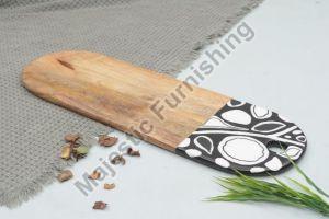Monochrome Wooden Chopping Board
