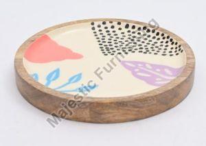 Tribal Fusion Wooden Plates