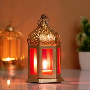 Black & Golden Moroccan Lantern
