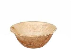 5 Inch Round Areca Leaf Bowl