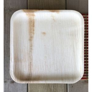 8 Inch Square Areca Leaf Plate