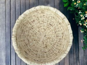 Handcrafted Cane Grass Basket