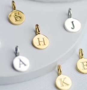 Mens Alphabet Pendant