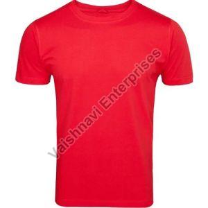 Mens Round Neck Plain T-Shirt