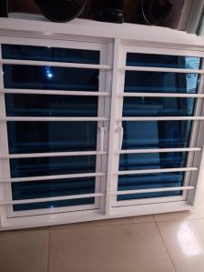 Aluminium Z Openable Window with grill