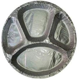 150 GSM 4 Compartment Disposable Paper Plate