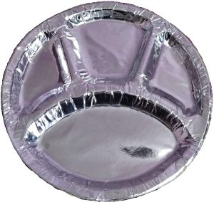 180 GSM 4 Compartment Disposable Paper Plate
