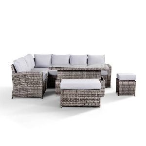 white brown outdoor foam sofa set