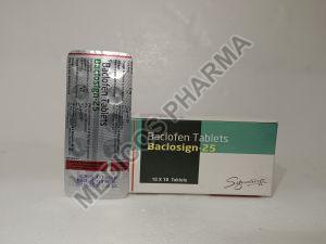 Baclosign 25mg Tablets